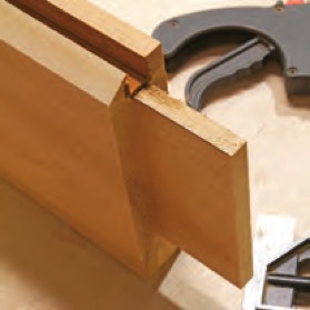 Balmoral range uses mortice and tenon joints